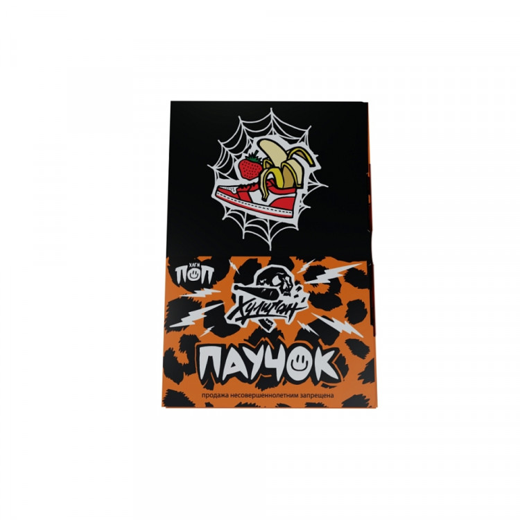 Табак Хулиган Поп 25 гр - Паучок (Банановая Клубника)