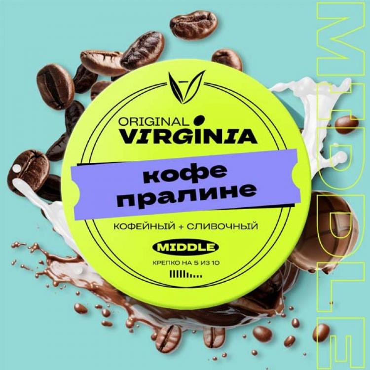 Табак Original Virginia MIDDLE - Кофе пралине 25 гр