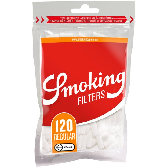 Фильтры для самокруток Smoking Regular Classic 8 мм (120 шт)